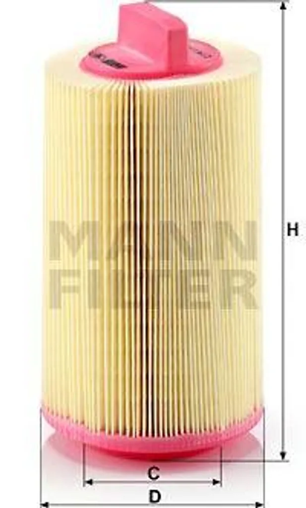 MANN-FILTER C 14 114 Filtre à air OE 2710940204 pour Sprinter et SLK