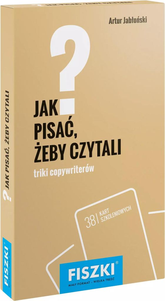 Fiszki. Jak pisać, żeby czytali?