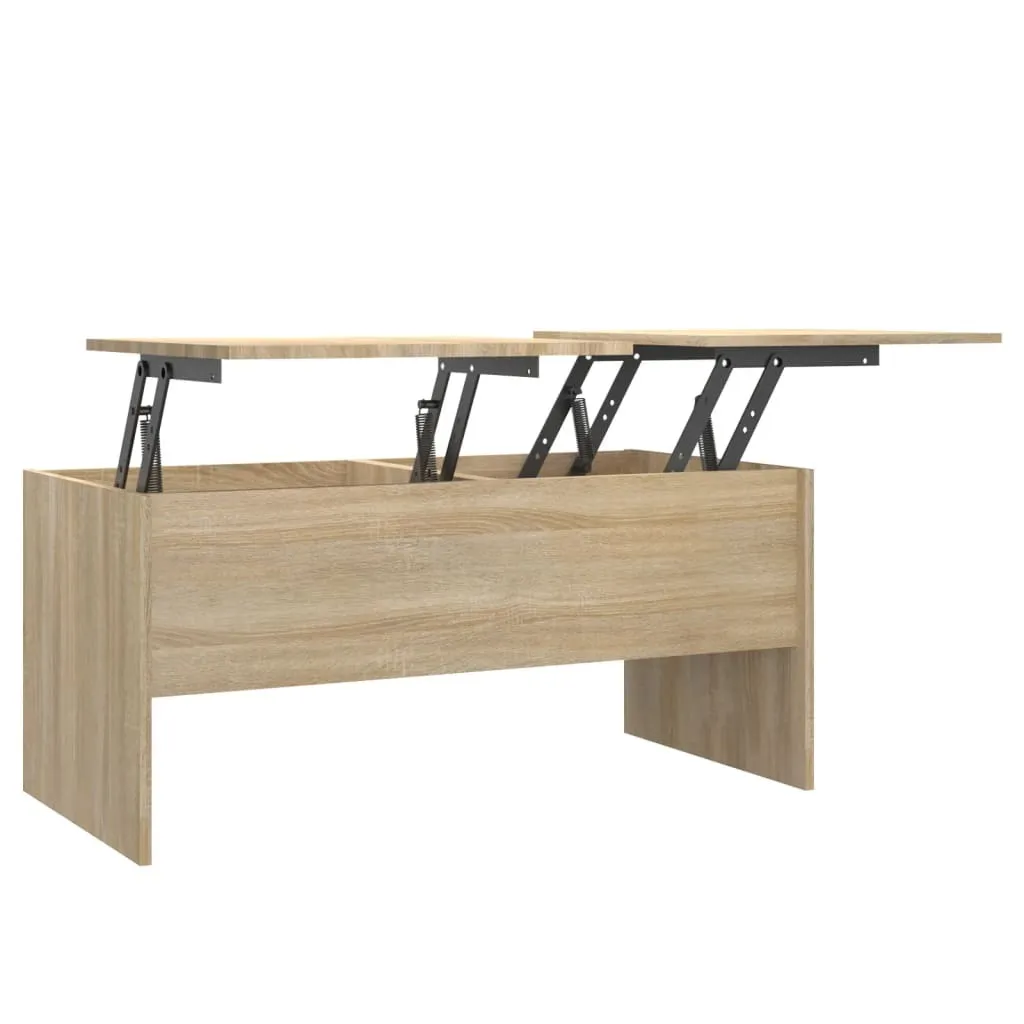 Tavolo Basso Rovere Sonoma 102cm | Mobile Soggiorno Elegante e Robusto