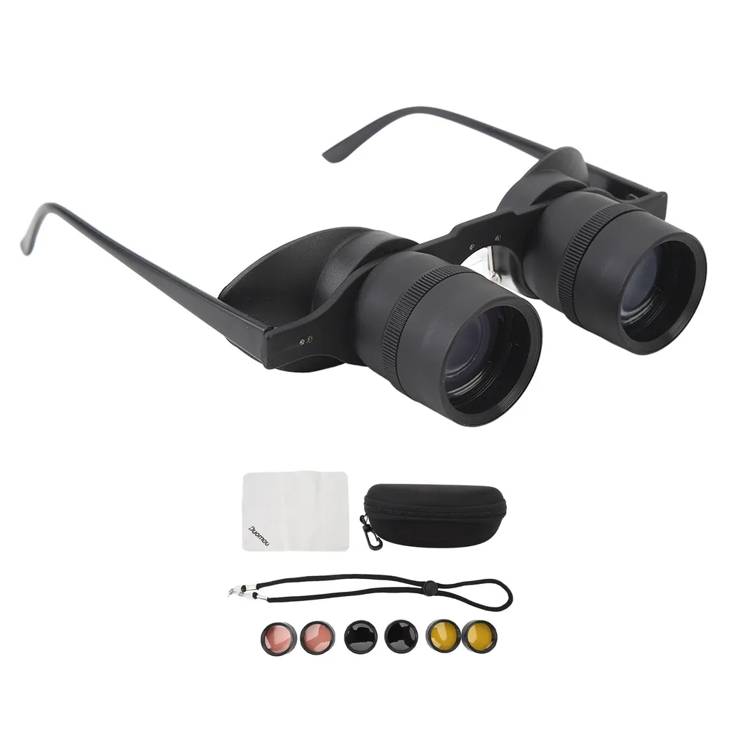 Lunettes télescopiques mains libres pour pêcheur et ornithologue