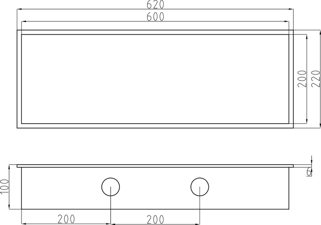 Wandnische aus Edelstahl NT206010X - 2 x LED-Spot - Inkl. Trafo, Farbe:Schwarz, LED-Spot:2x Spot Einbaurahmen Weiß matt