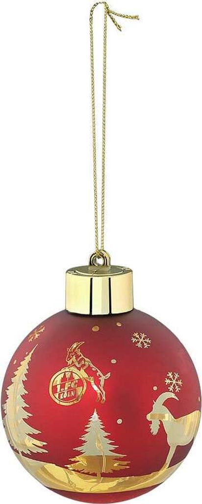 1. FC Köln Weihnachtsbaumkugel „Leuchtend“ (8 cm)