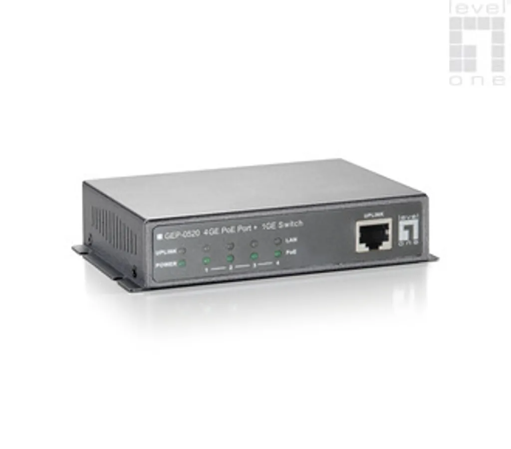 Switch PoE 60W LevelOne GEP-0520 - Alimentation par Câble Ethernet - 2