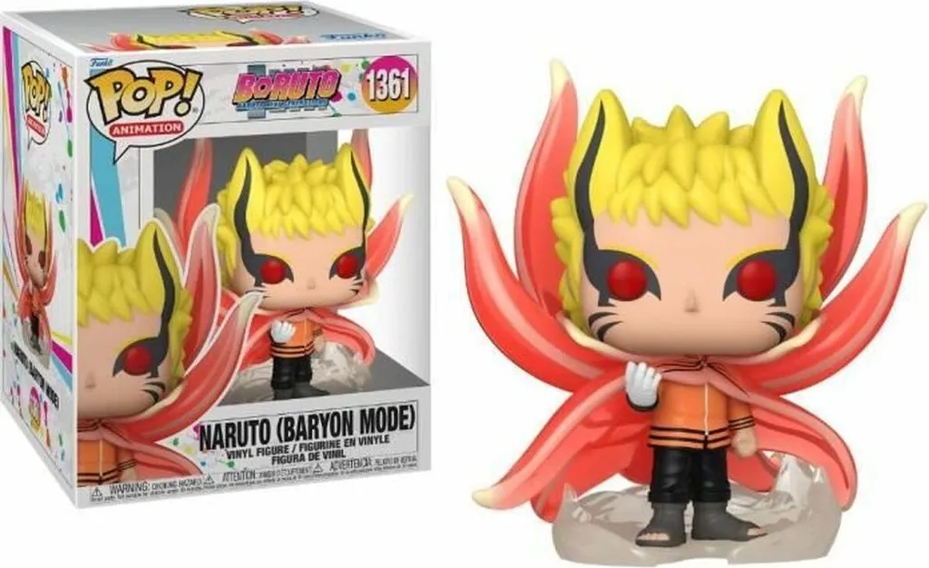Statue de Collection Naruto Baryon Mode Pop Boruto Figurine de 10 cm