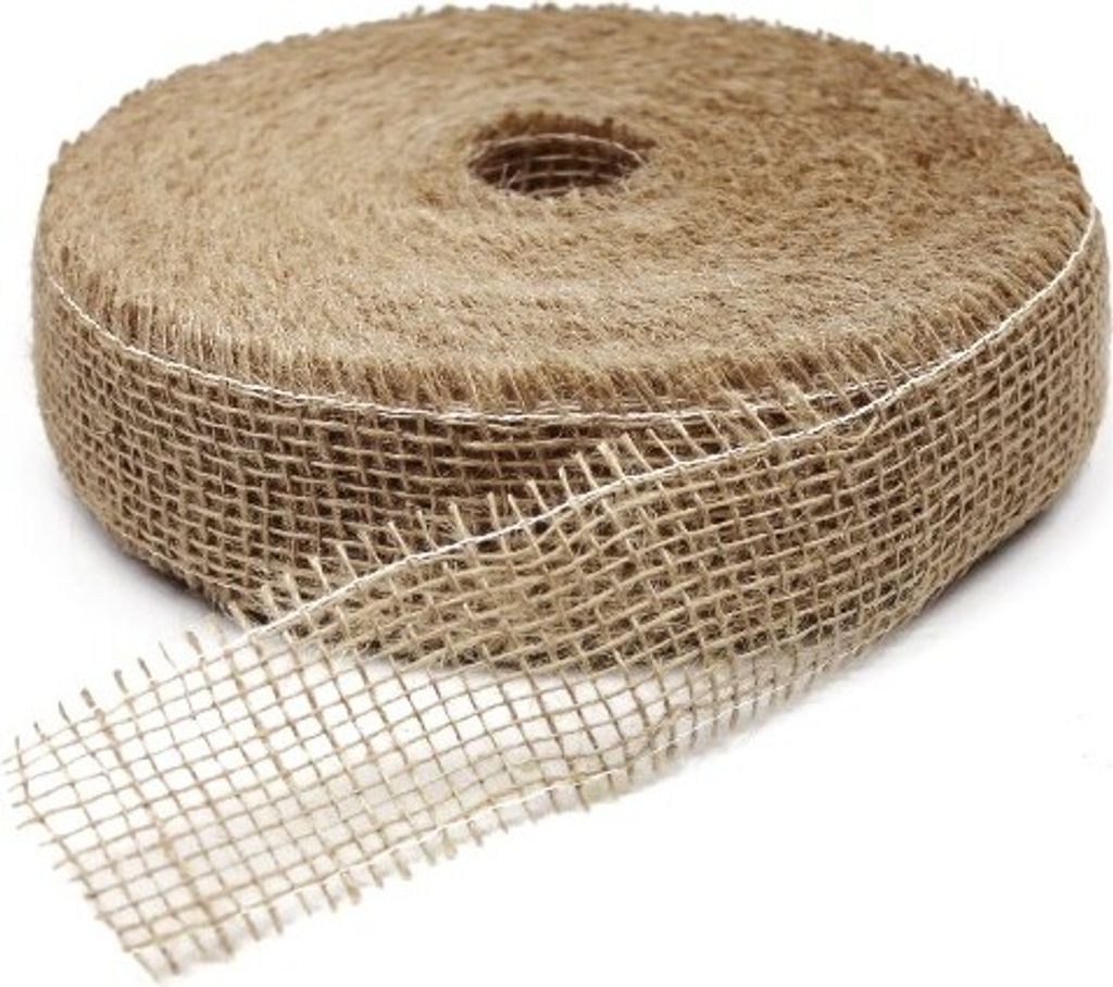 Ruban de jute sur Rol Deco Naturel 5 cm de large / 40 Image du produit 