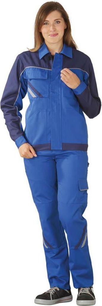 Größe 34 Damen Planam Highline Damen Bundjacke kornblau marine zink Modell 2318