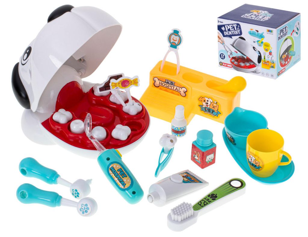 Pies pies u dentysty chory ząb wyleczyć ząb Zdjęcie produktu 