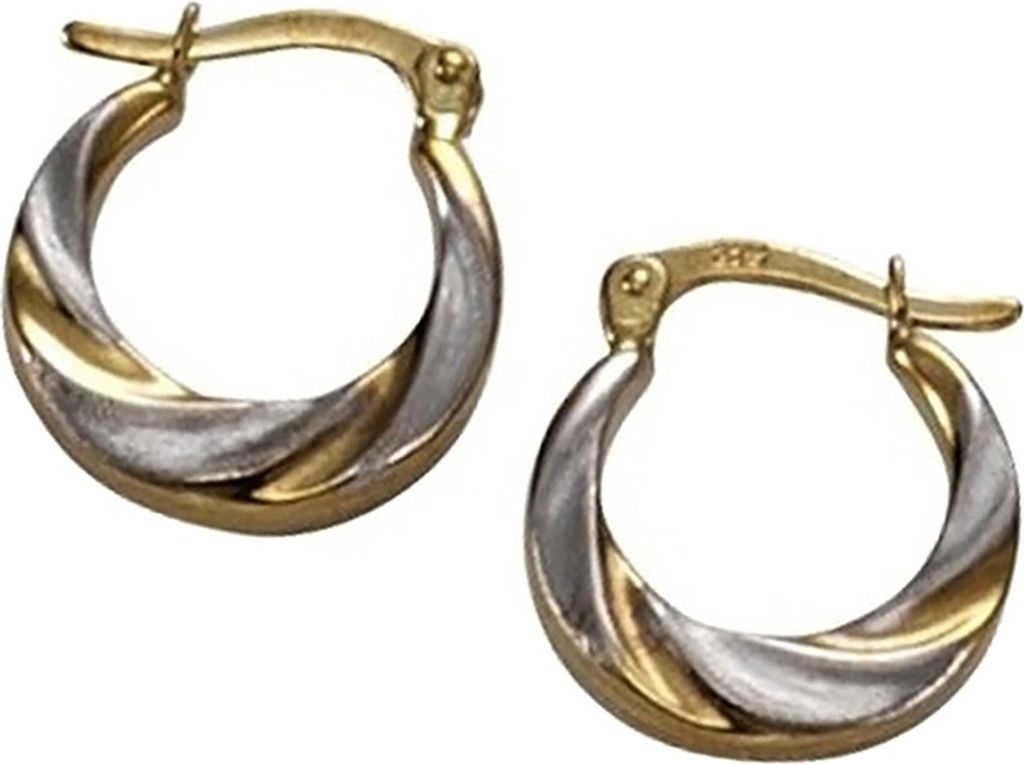 KISMA Schmuck Creolen Ohrringe Gold 375 D2KIO0125-006