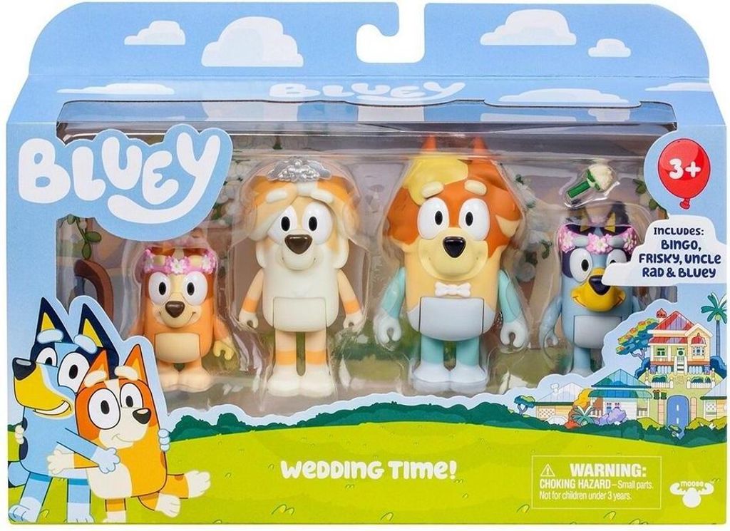 TM TOYS Bluey Onkels Hochzeitsfigurenset BLU17590 Produktbild 