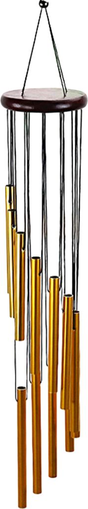 Wind Chime Exquisites auffällige knusprige Klang dekorativ 12 Aluminiumrohre Hängende Ornament Home Decor-A