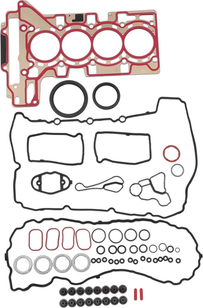 Keine.HS55078/11128676519 Motor Timing Deckeldichtungssatz für BMW 228i 2.0L 2014-2016 Zylinderkopfdichtung Ansaug-Abgaskrümmerdichtungssatz 1 Satz