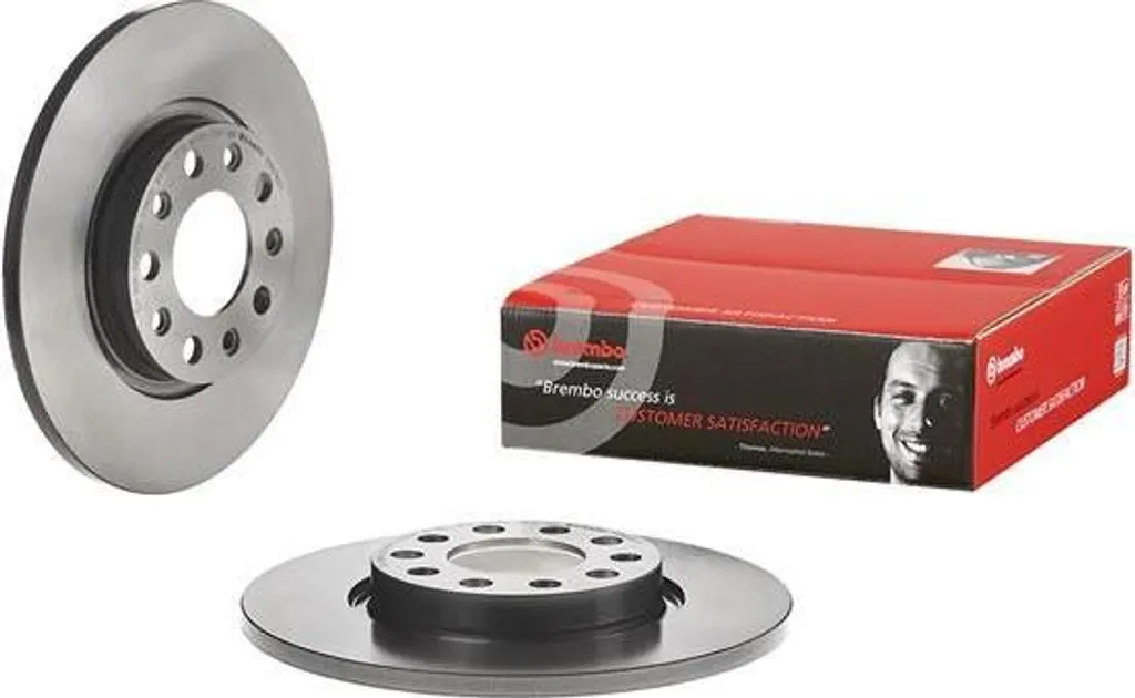 Disque de Frein Brembo 08.N282.11 Traité Anti-Corrosion pour Cherokee KL