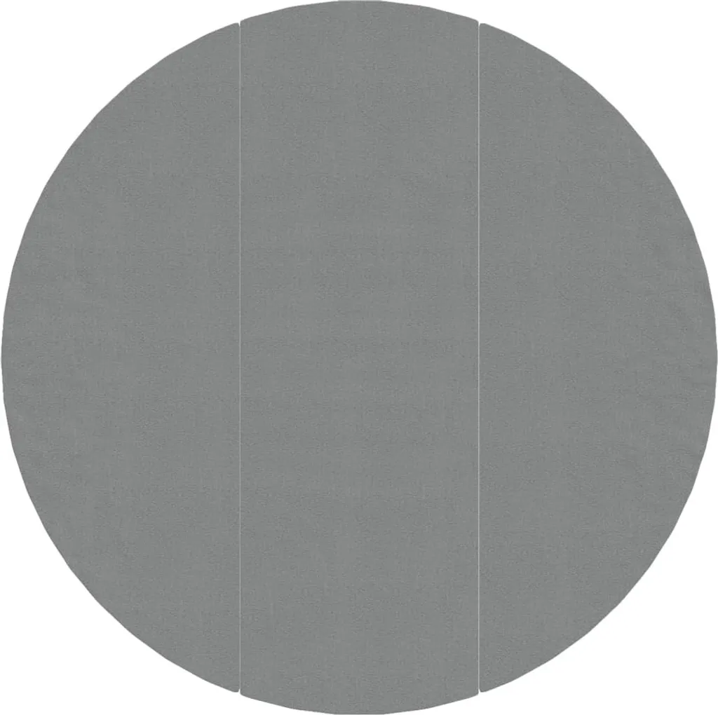 vidaXL Toile de fond de piscine Gris clair Ø396 cm en Géotextile Durable