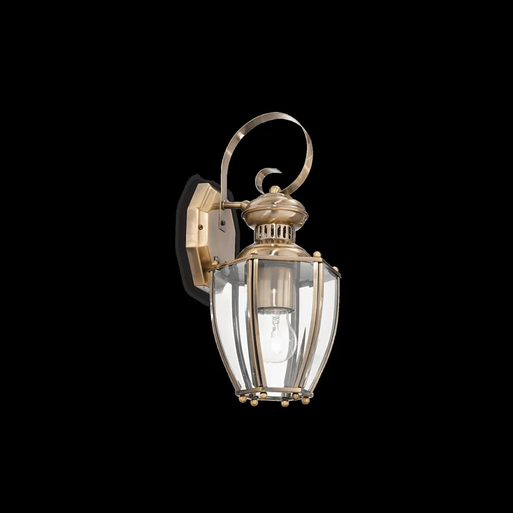 Spriana Applique Murale Design en Métal Doré - Luminaire Chic et Élégant