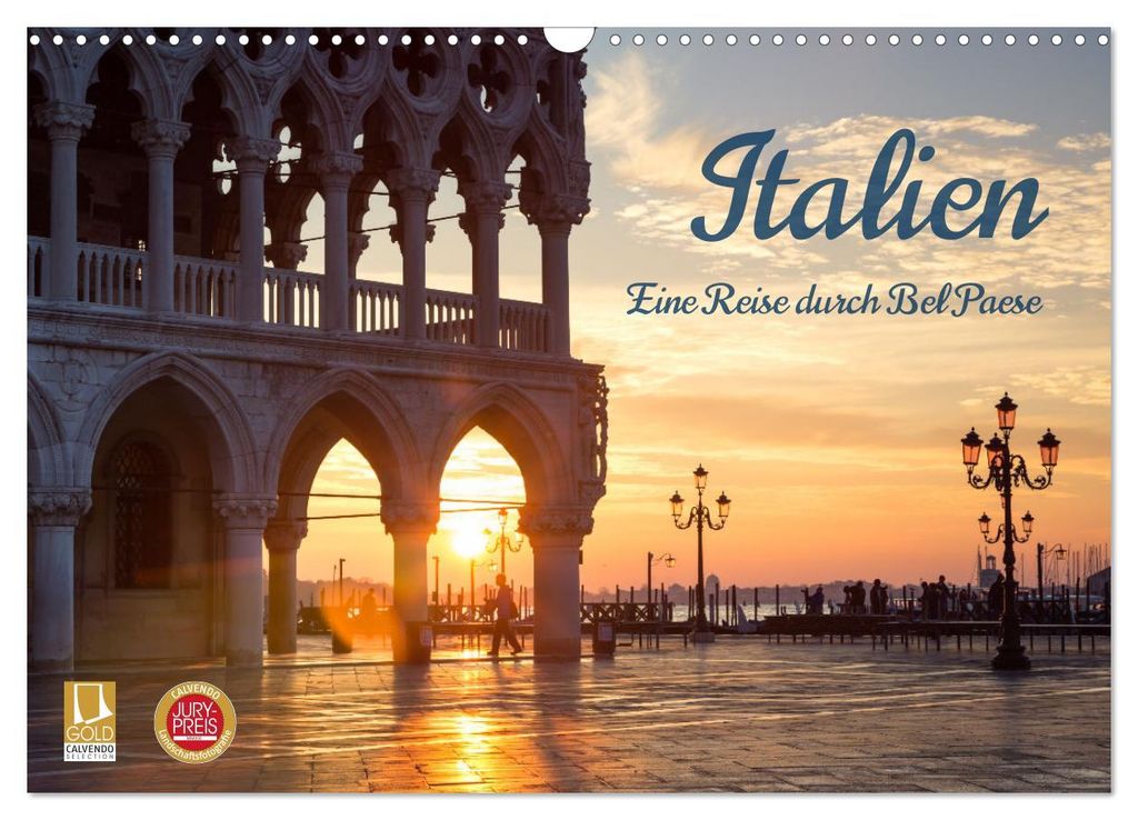 Italien - Eine Reise durch Bel Paese (Wandkalender 2027 DIN A3 quer), CALVENDO Monatskalender