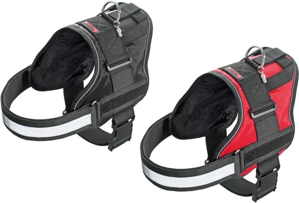 Karlie Xtreme Hundegeschirr Teflon , Farbe:rot, Größe:65 – 77cm x 38mm