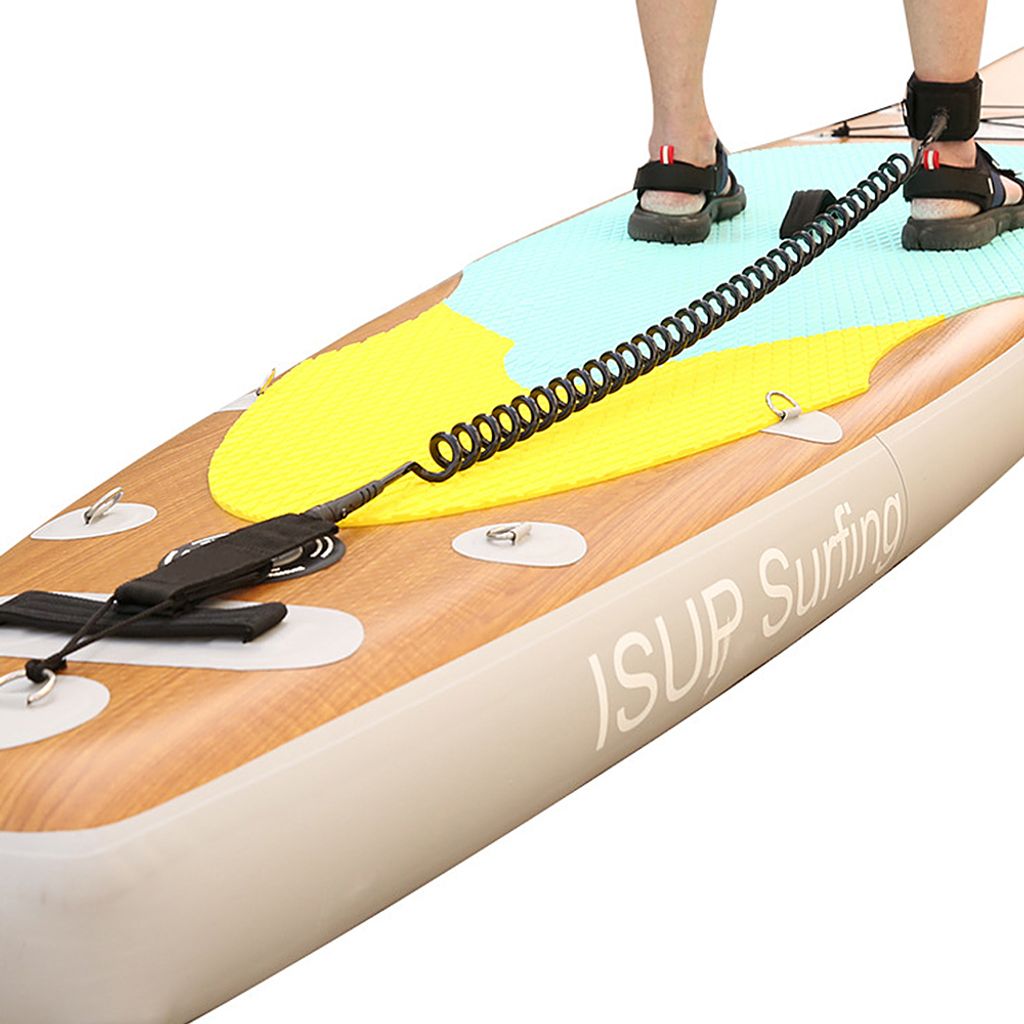 Board Stand-Up Paddle aufblasbar Surfboard Paddel Leine Surfbrett Knöchelleine 