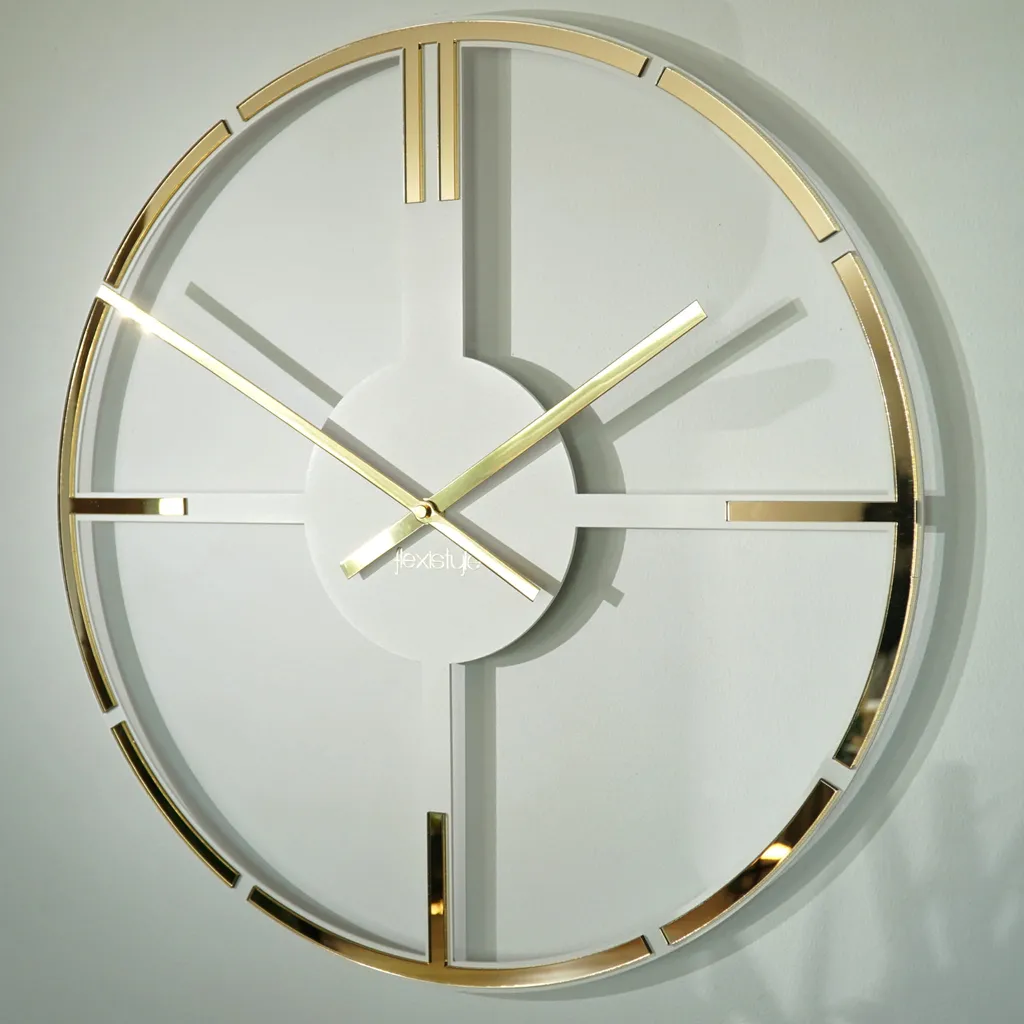 Horloge murale 50cm silencieuse Flexistyle z21e - Déco précise et chic - 2