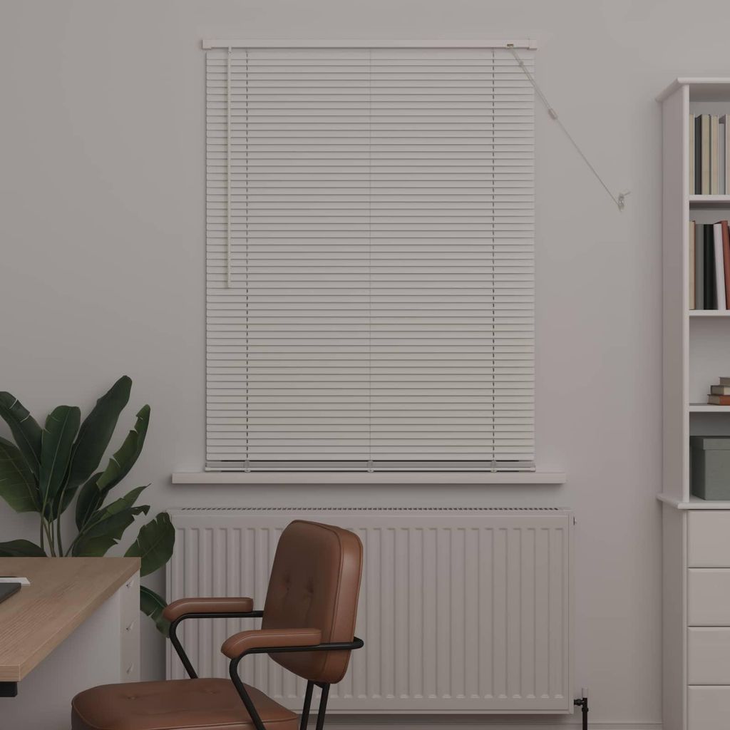 "Sonderangebot" Venetianer Jalousie - CLORIS - Robust und langlebig - Verstellbar Weiß 150x90cm PVC - Rollos GermanyMöbel8552753