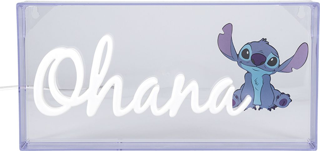 LED neónová lampa Stitch Ohana Obrázok produktu 8
