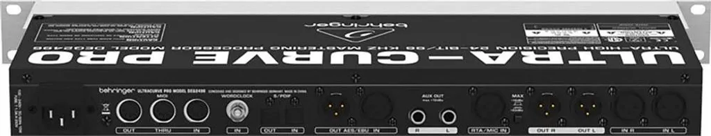 DEQ2496 Behringer Processeur Audio avec Analyseur de Spectre Intégré - 7