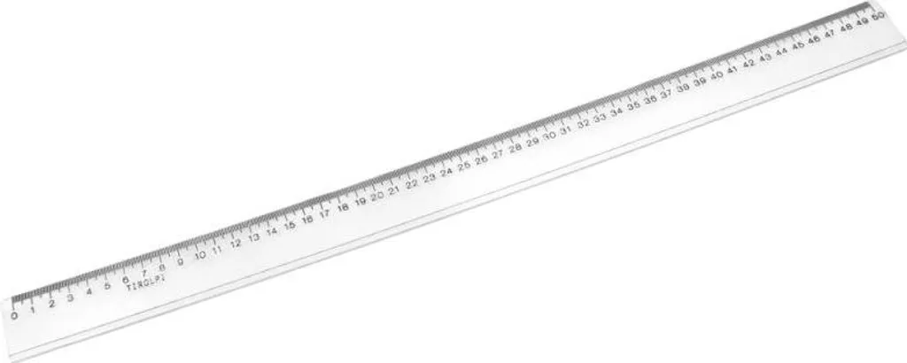 Lot de 10 règles plates 50cm en acier gradué haute précision métrique