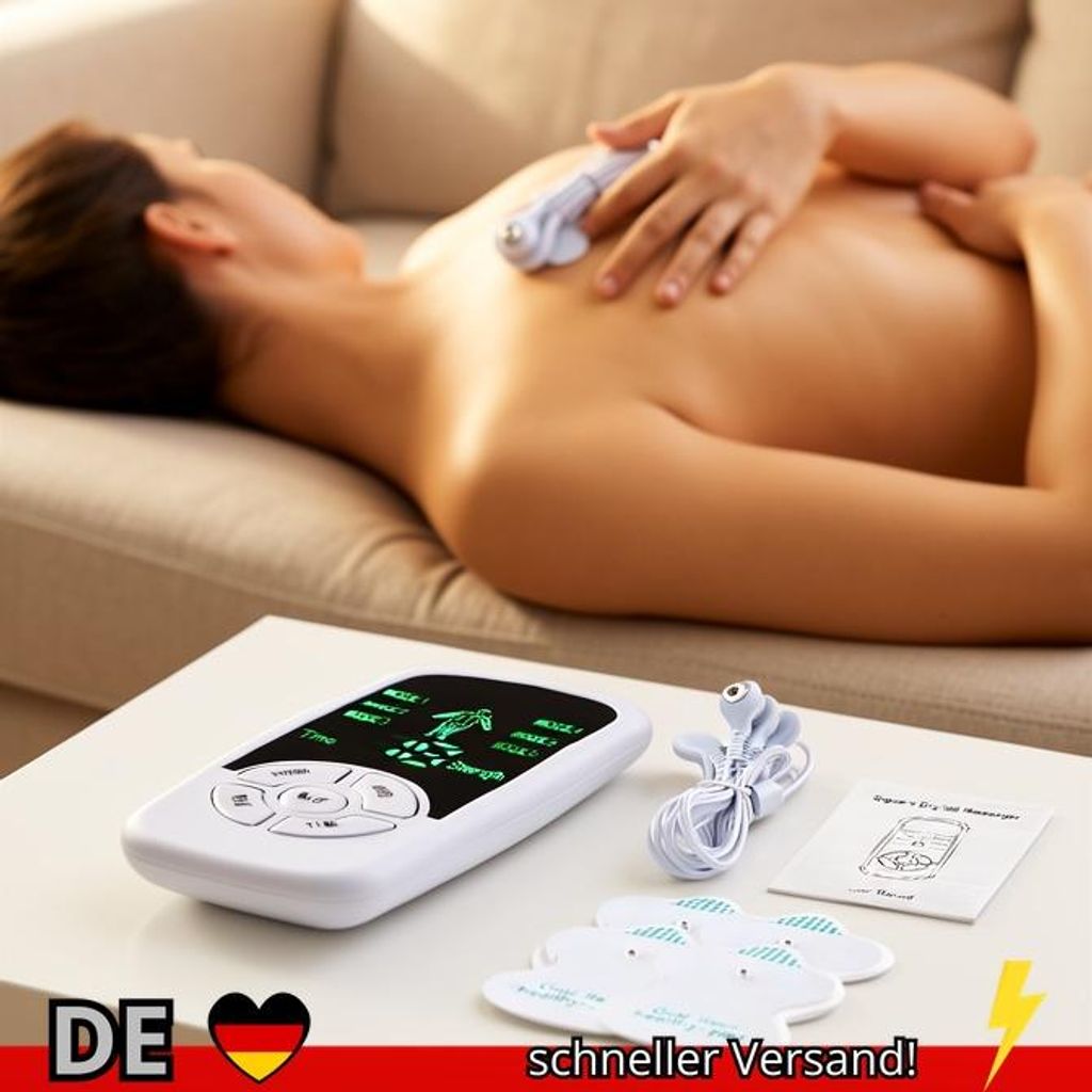 EMS Pulse Elektrischer Muskelstimulator Nacken-Körpermassagegerät Tens