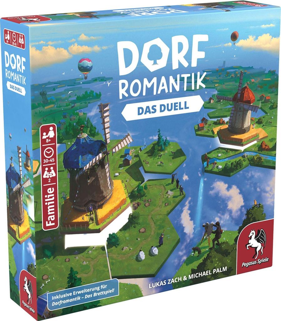 Pegasus Dorfromantik - Das Duell, Brettspiel, Familie, 8 Produktbild 