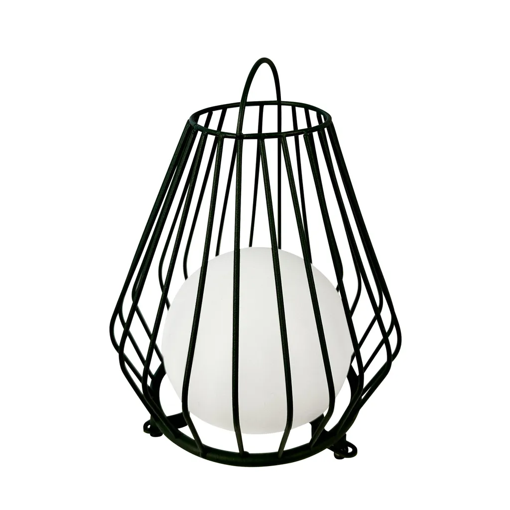 Lampe Extérieure LED Sans Fil Vert Evesham - Lanterne de Jardin Design