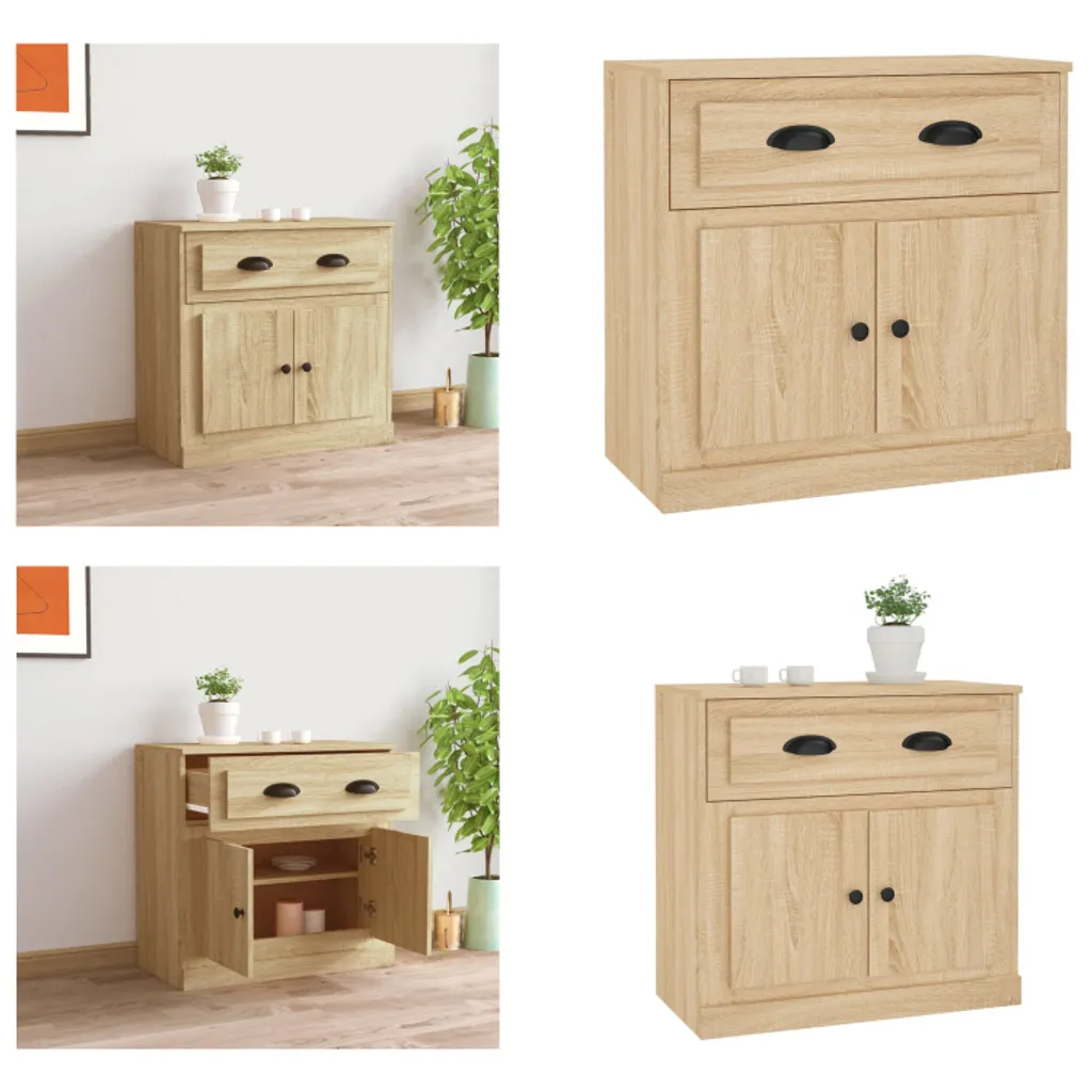 Mobile Credenza vidaXL Rovere Sonoma - Organizzazione Casa 70cm