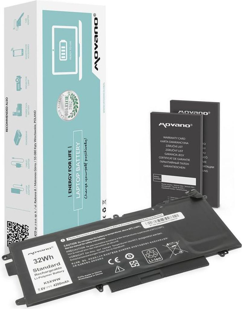 K5XWW Akku für Dell Latitude 5289 7390 2-in-1