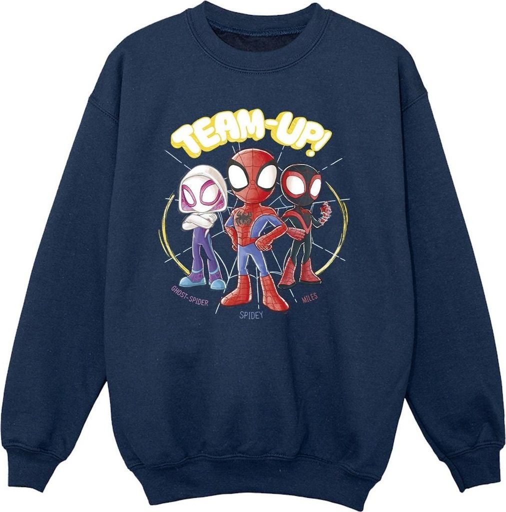 Marvel - "Spidey And His Amazing Friends" Sweatshirt für Mädchen BI34599 (116) (Marineblau)
