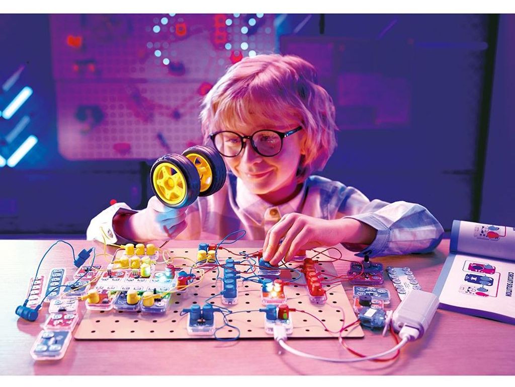 Hape Bauset Circuit Explorer Lab Kit Elektronik Spielzeug Produktbild 