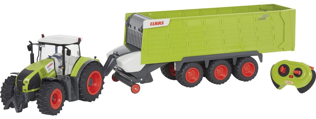 Trattore telecomandato Claas Axion 870 + rimorchio Cargos Immagine del prodotto 