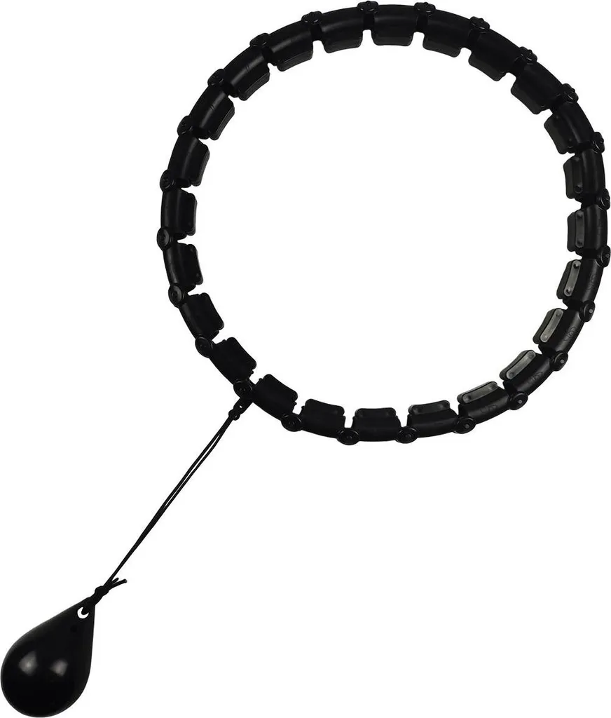 Hula Hoop de Massage Anti-Cellulite et Fitness Noir pour Ventre Plat