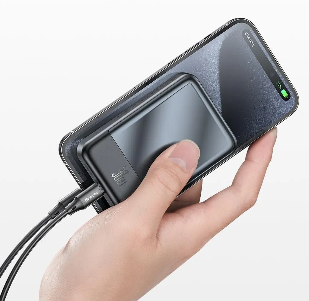 Batterie Externe pour iPhone et Android Magnétique 30W Mcdodo
