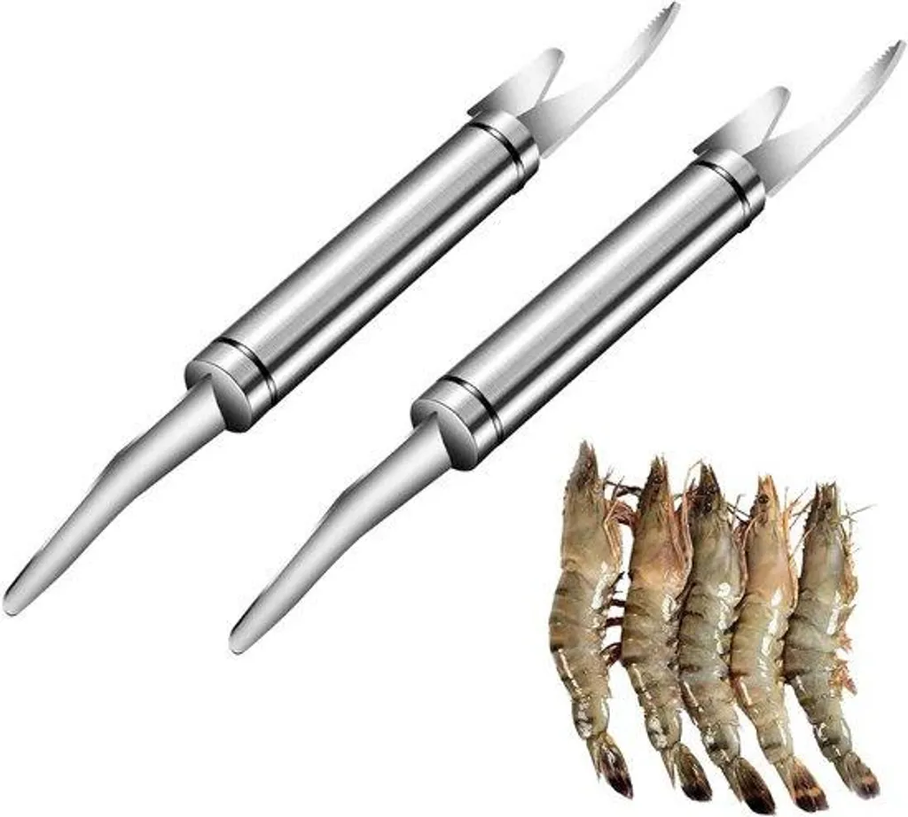 Ustensiles de cuisine pour décortiquer les crevettes facilement x2