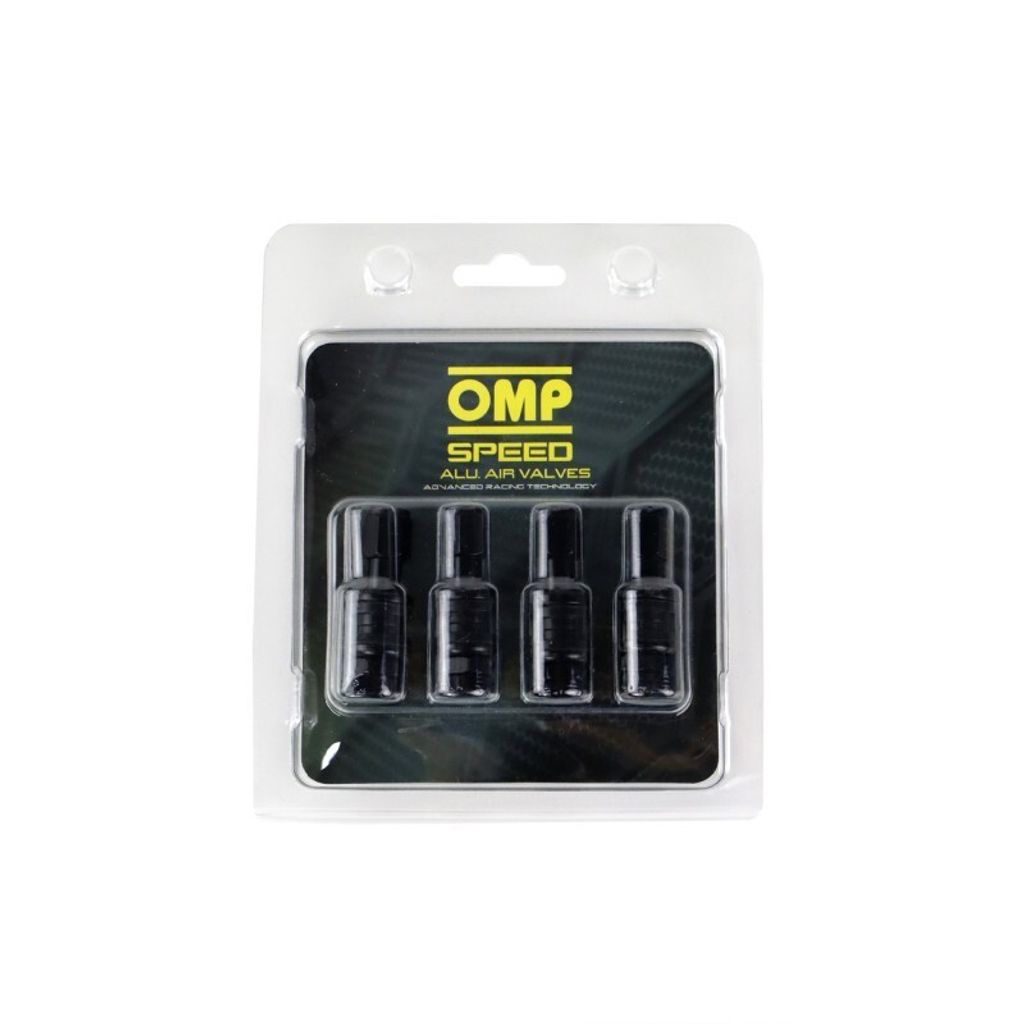 OMP OMPS09990004 Valvole Pneumatici Speed In Alluminio – Set Da 4, Montaggio Facile, Pressione Max 200 Psi