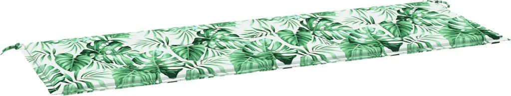 vidaXL Bankpolster Blatt Blattmuster 150 x 50 x 3 cm Oxford-Stoff