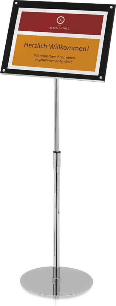 DEFLECTO 790645 Prospektständer Superior Image A3 silber