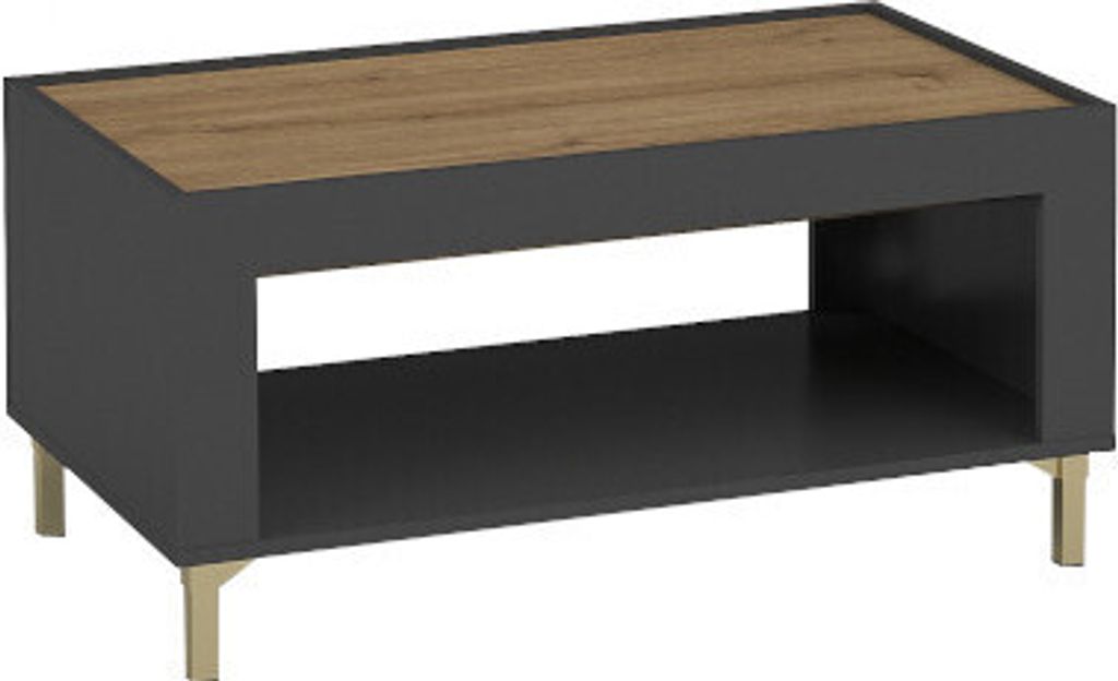 Couchtisch Wohnzimmertisch Kaffeetisch MOSSO 09 schwarz