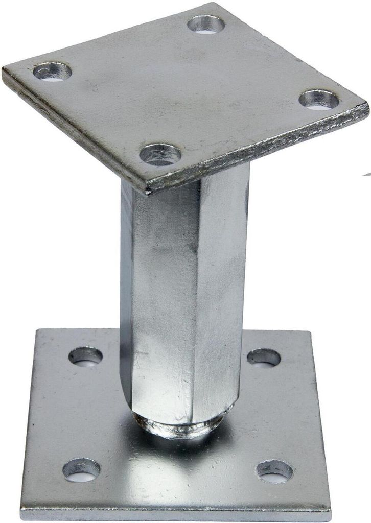 GeZu Impex® Pfostenträger Andy 70 x 70 mm höhenverstellbar Produktbild 