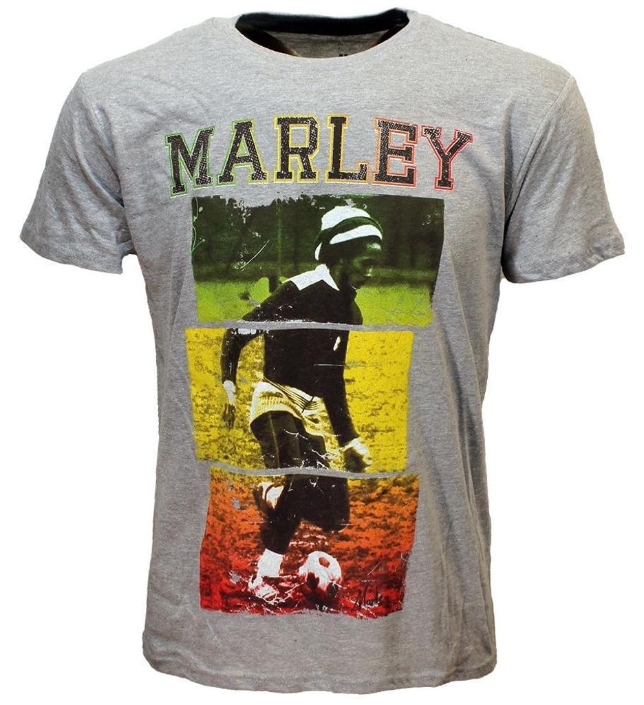 Bob Marley spielt Fußball-T-Shirt - M