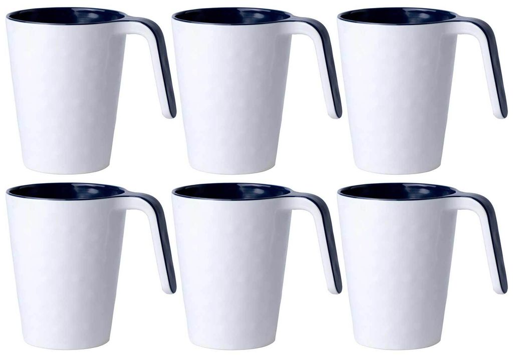 Kaffeebecher / Mug / Kaffee-Pott - Harmony Blue - Summer Edition 6er Set