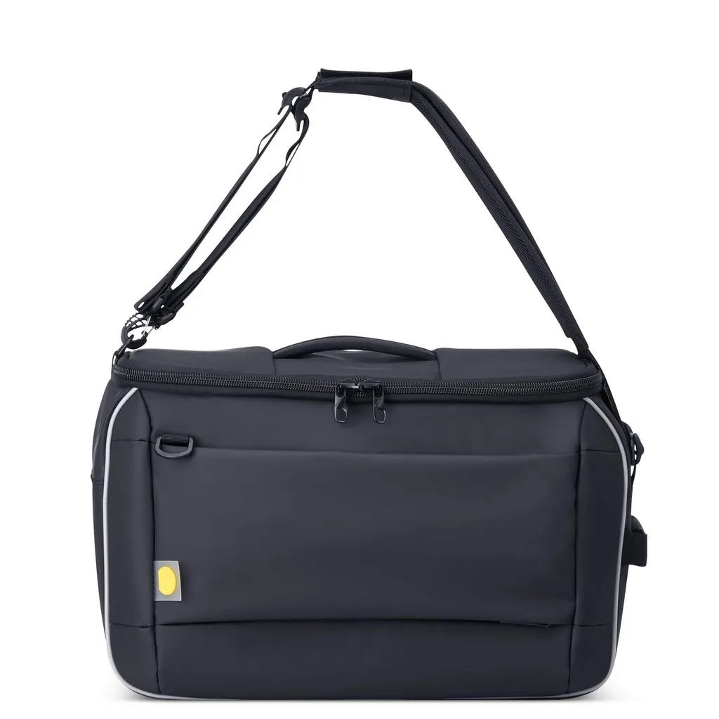 Delsey Aventure Sac de Voyage 46L Noir avec Compartiment PC 15"