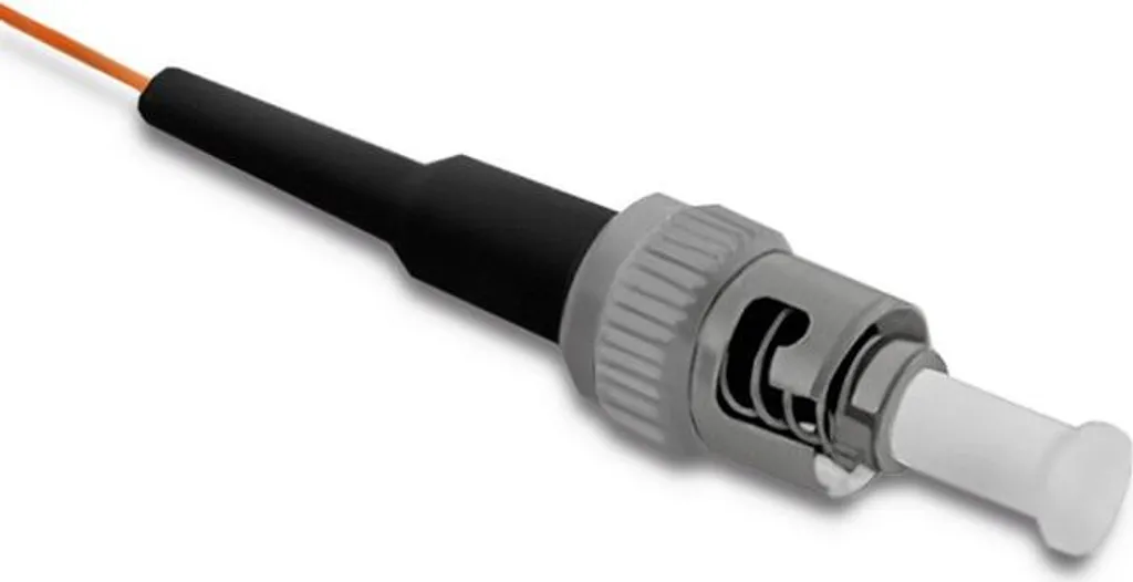 Qoltec Glasfaser-Coda di porco ST/UPC | Multimodale | 50/125 | OM2 | 1 m