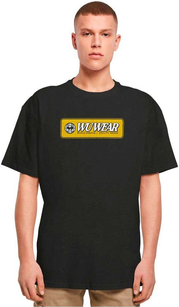 Wu-wear Earth Logo Oversize Kurzarm-t-shirt Schwarz XL Mann Schwarz XL