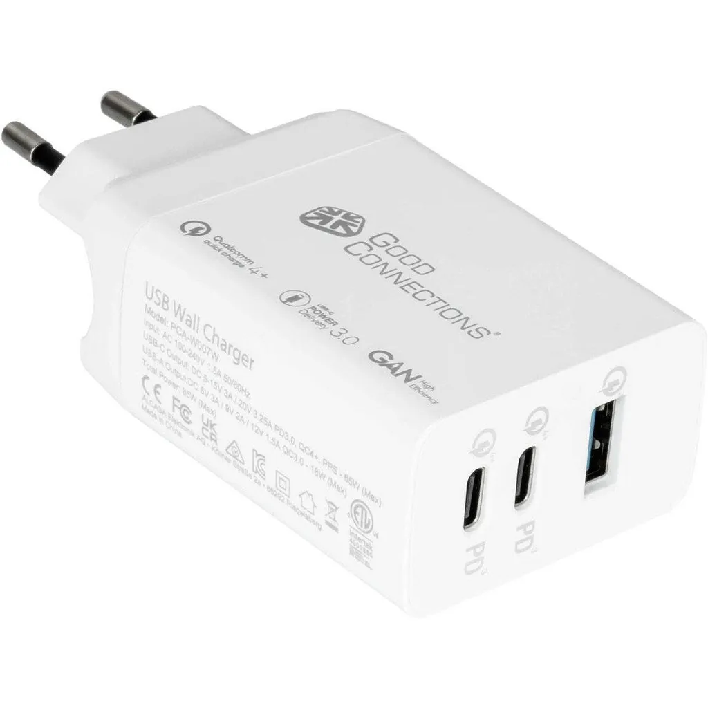 Fini les Multiples Chargeurs avec ce Bloc USB 65W GaN Rapide à 3 Sorties