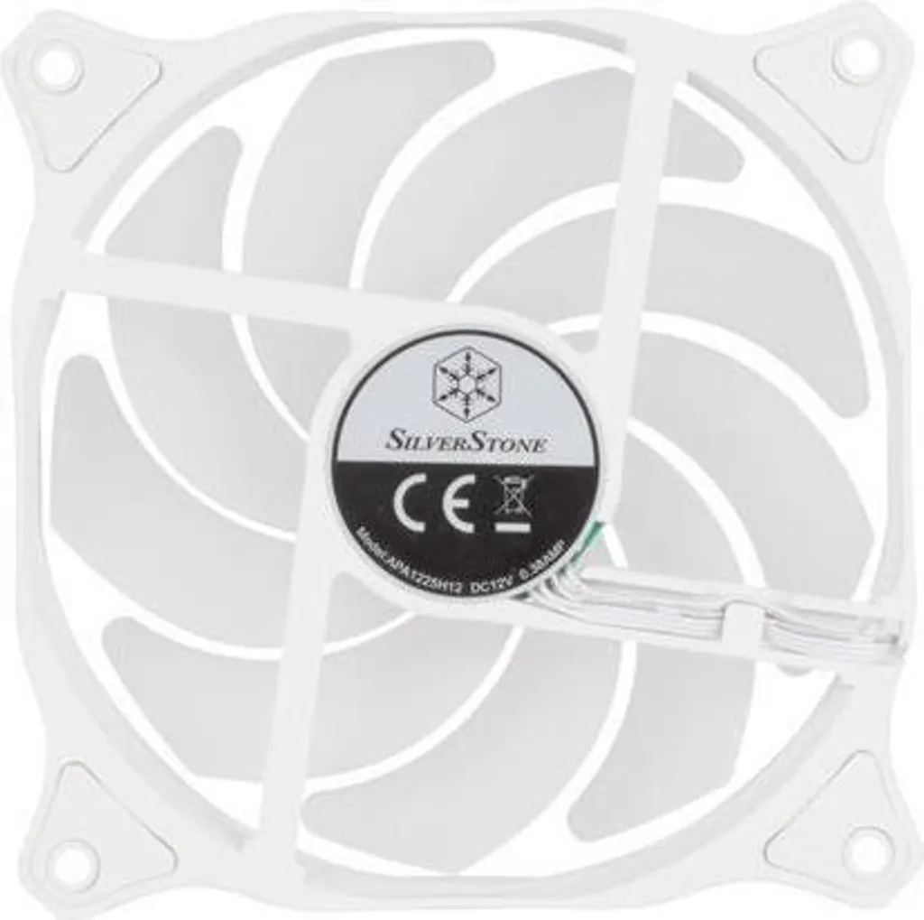 Silverstone Air Blazer 120RW White: Estetica e Raffreddamento ARGB 120mm