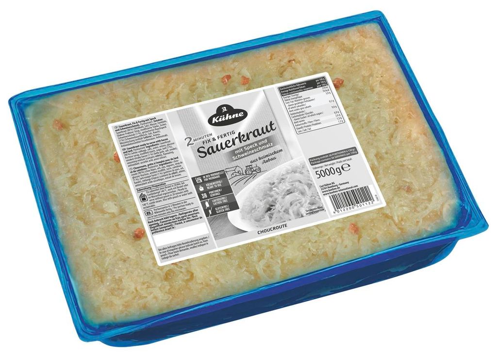 Kühne Fix und Fertig Choucroute au lard et au saindoux Image du produit 